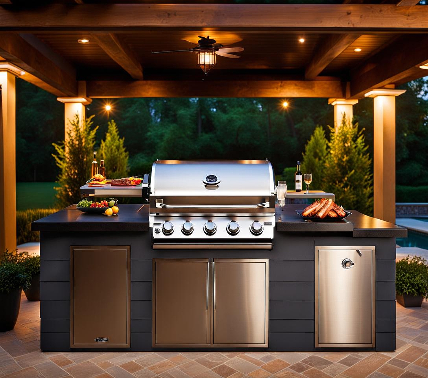 outdoor grill countertop options