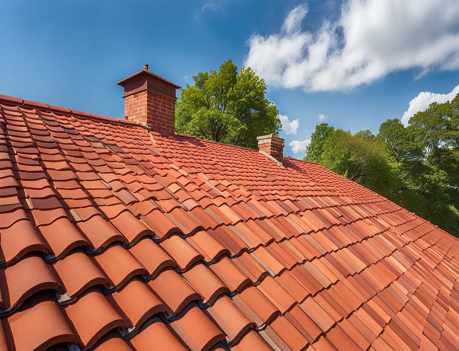 red brick house roof colours