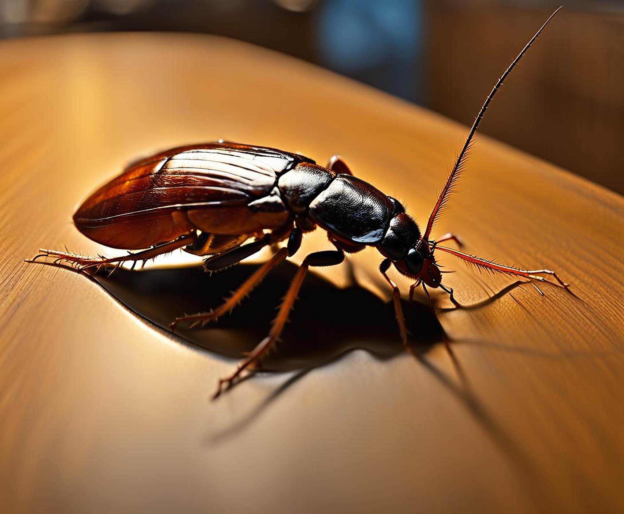 small cockroaches in kitchen