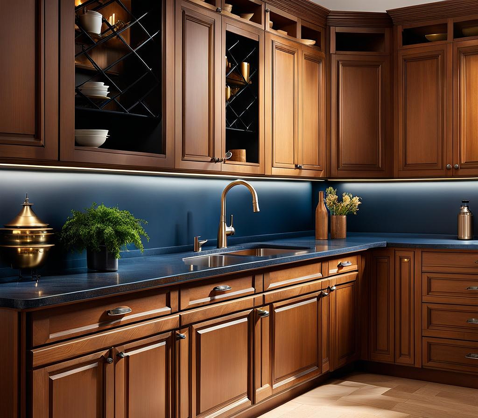 water damage kitchen cabinets