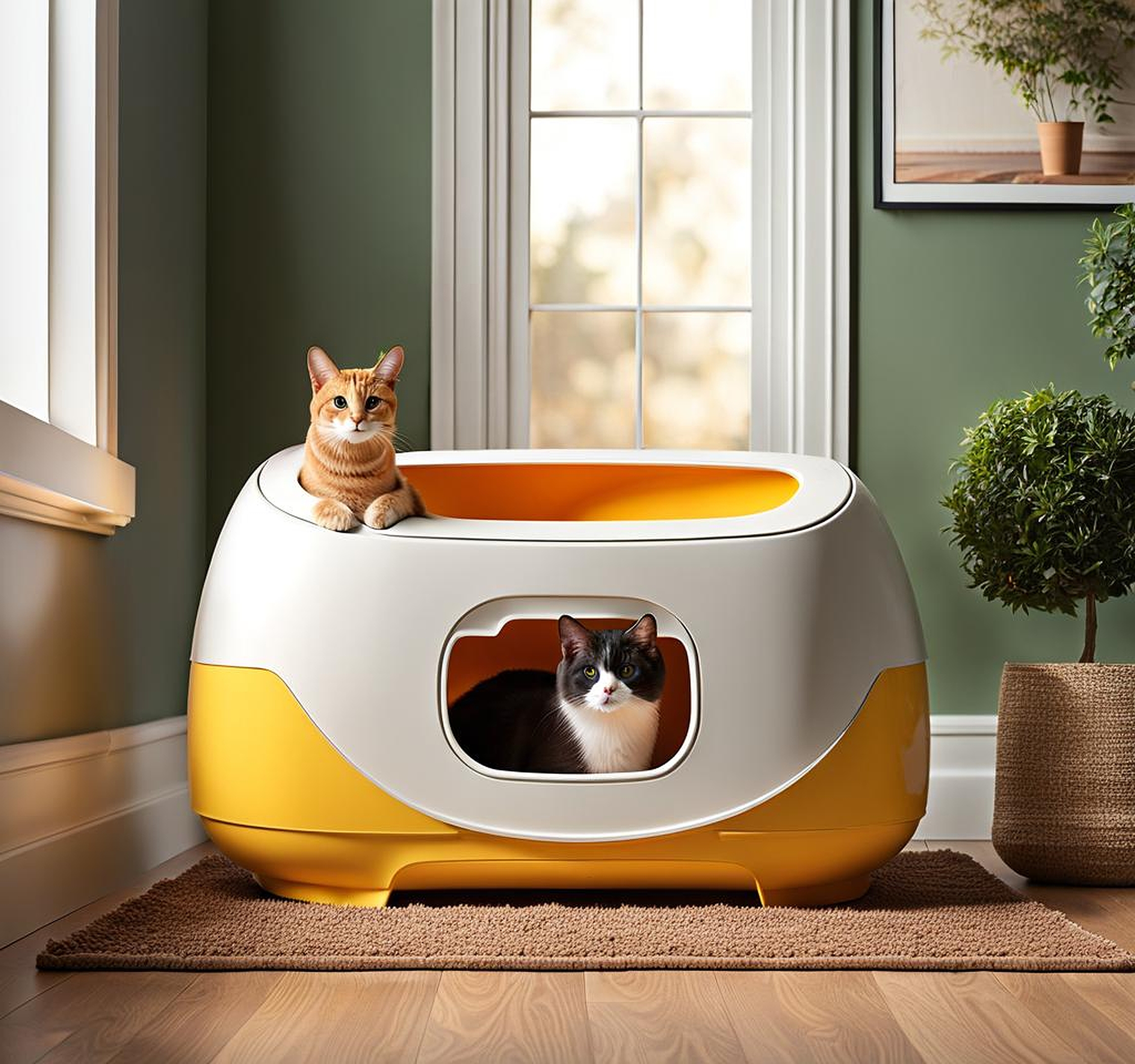 where to keep cat litter box in apartment