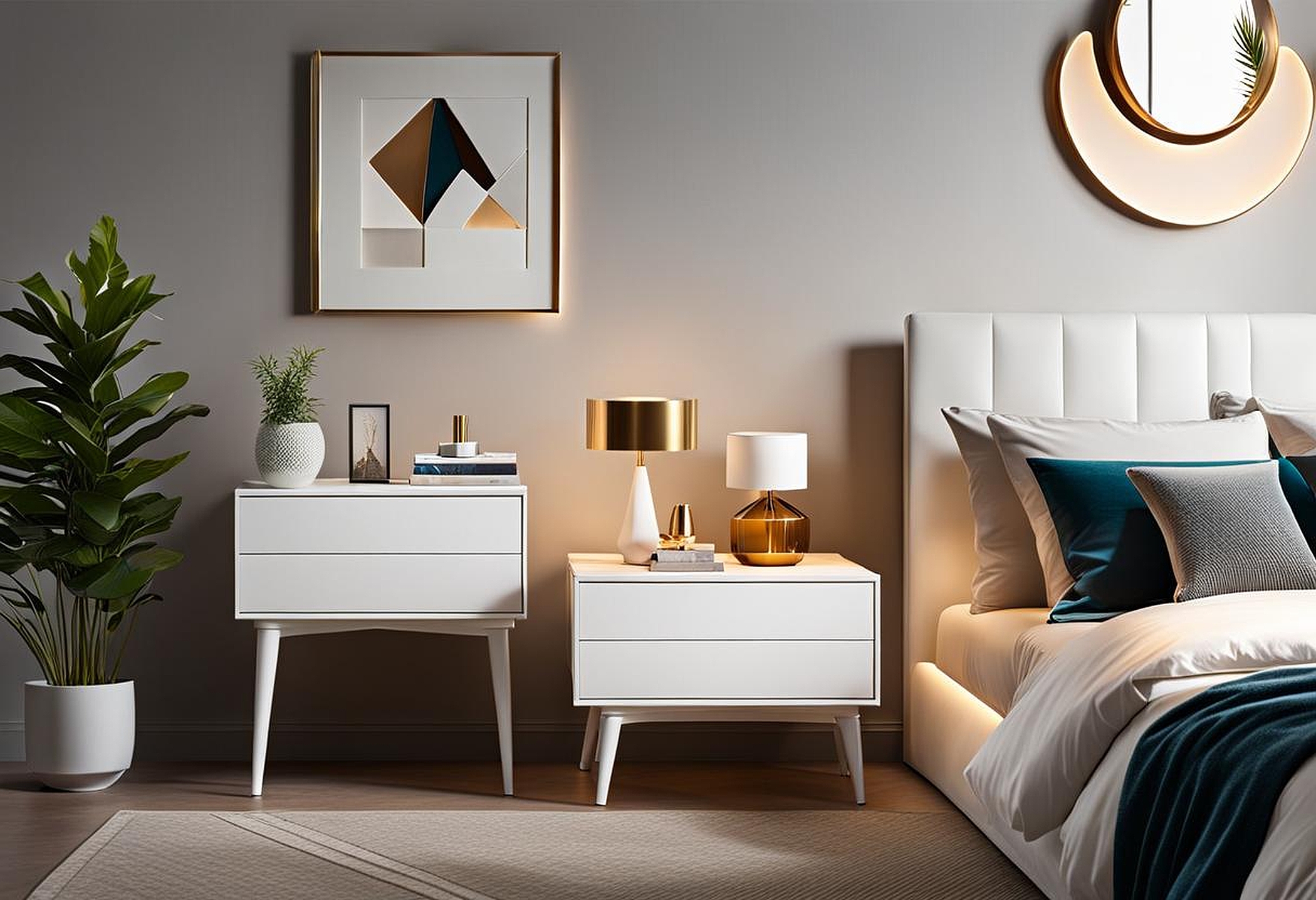 white nightstand under $100